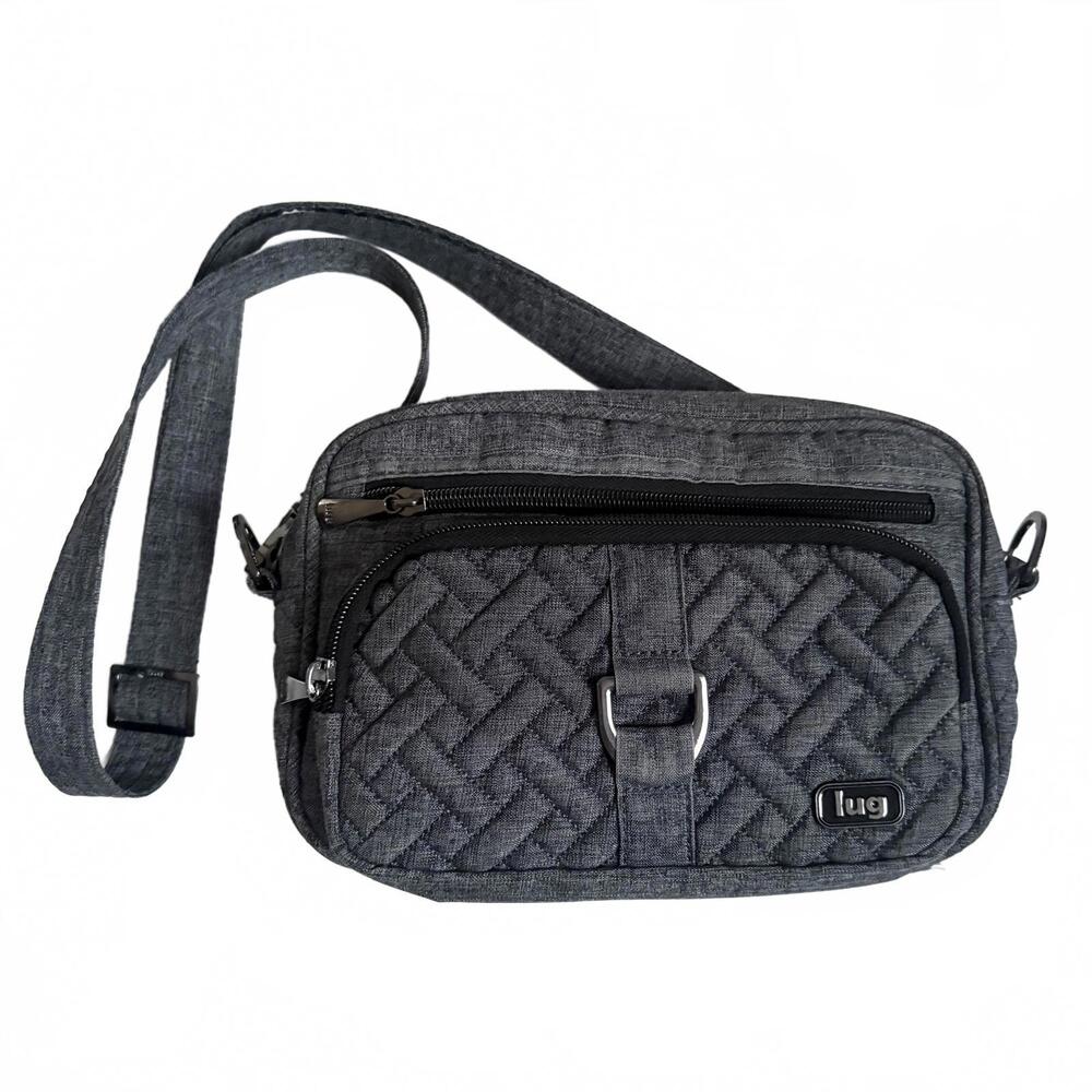 LUG | Women’s Carousel Convertible Quilted Woven Crossbody Belt Bag